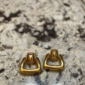 🎁Vintage Givenchy Door Knocker Earrings